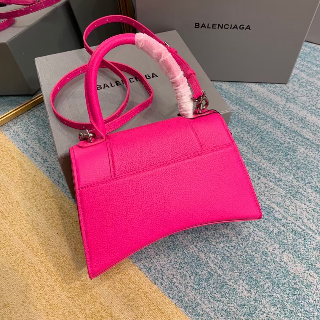 Balenciaga HOURGLASS SMALL TOP HANDLE BAG B108895 neon pink