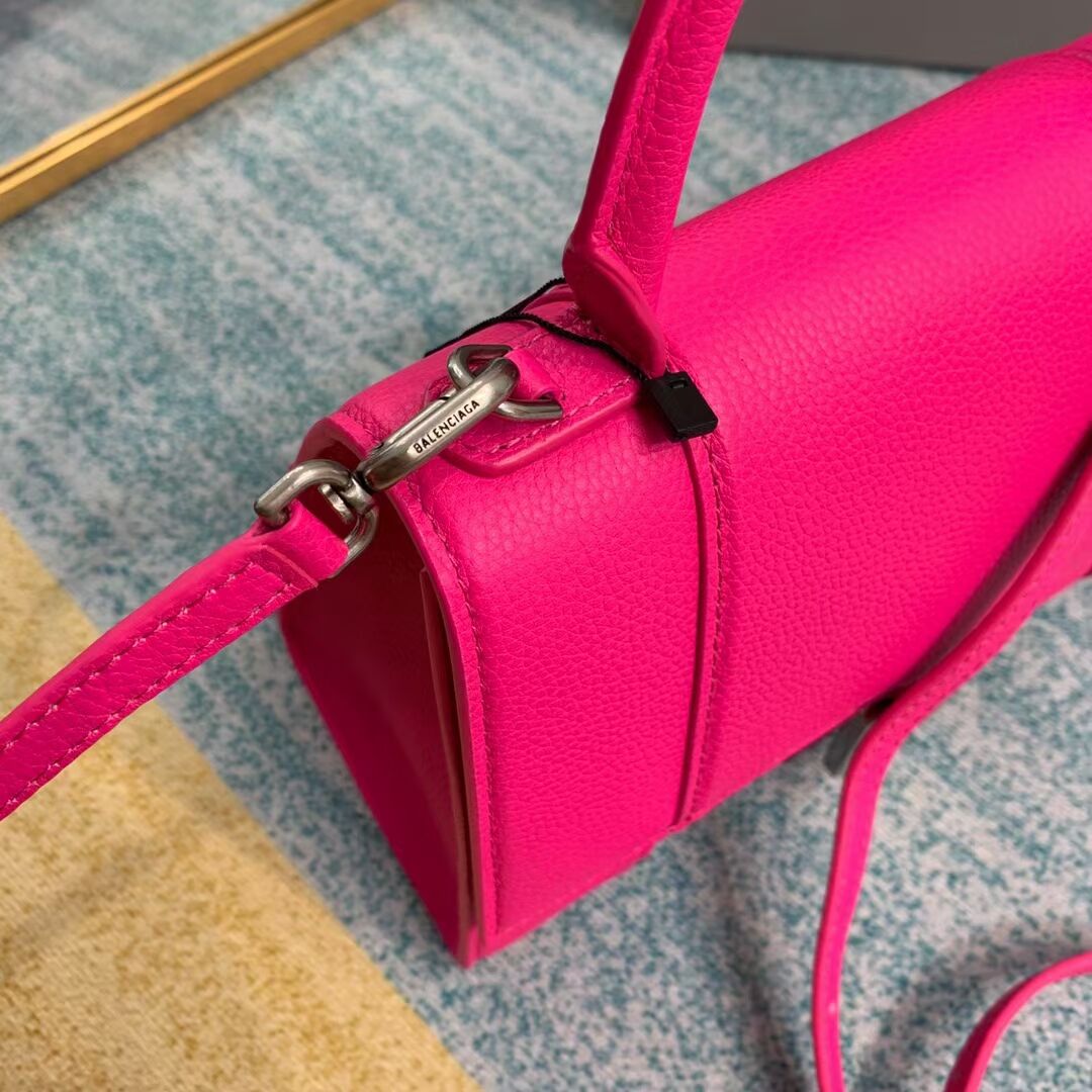 Balenciaga HOURGLASS SMALL TOP HANDLE BAG B108895 neon pink