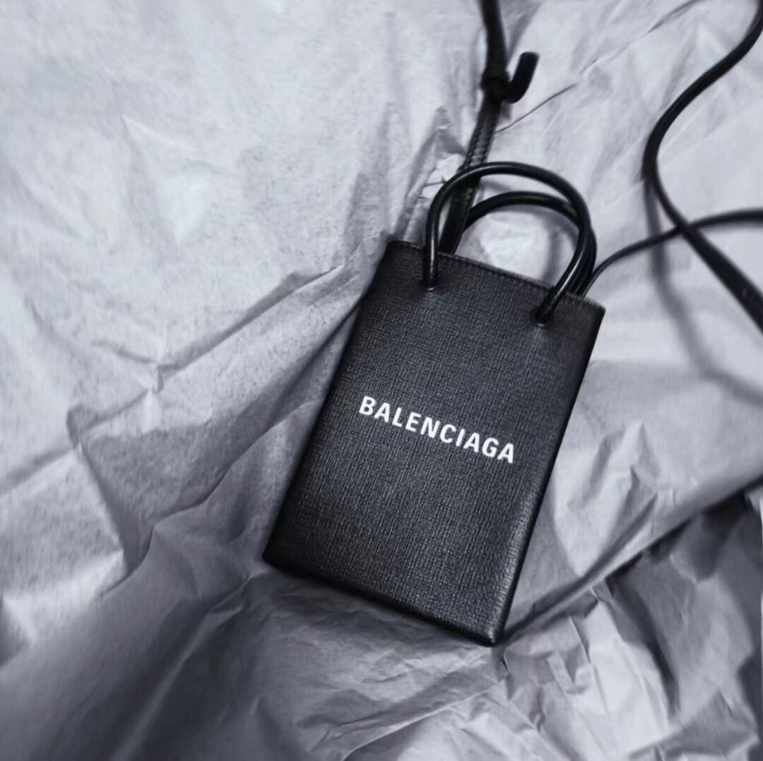 Balenciaga Original Leather Mini Shopper Bag B152865 black