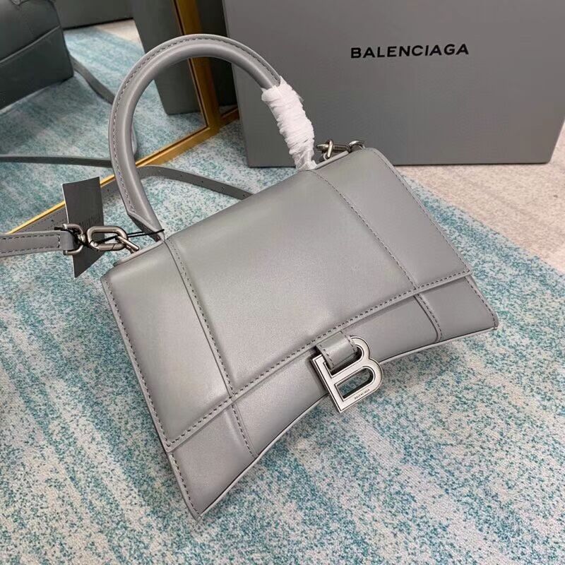 Balenciaga HOURGLASS SMALL TOP HANDLE BAG B108895-1 grey 