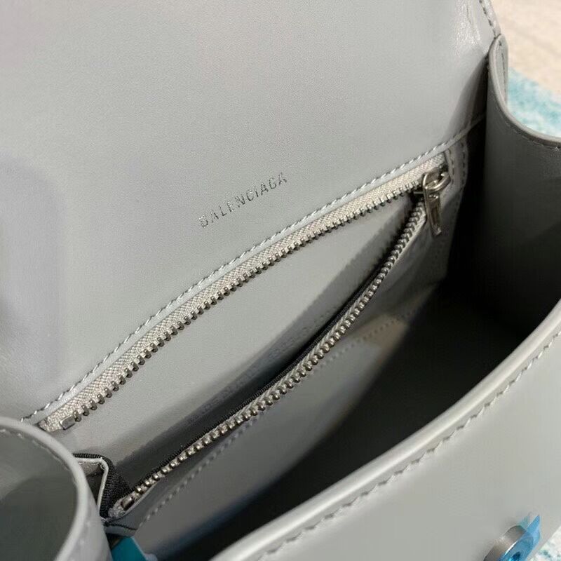 Balenciaga HOURGLASS SMALL TOP HANDLE BAG B108895-1 grey 