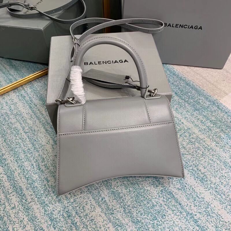 Balenciaga HOURGLASS SMALL TOP HANDLE BAG B108895-1 grey 