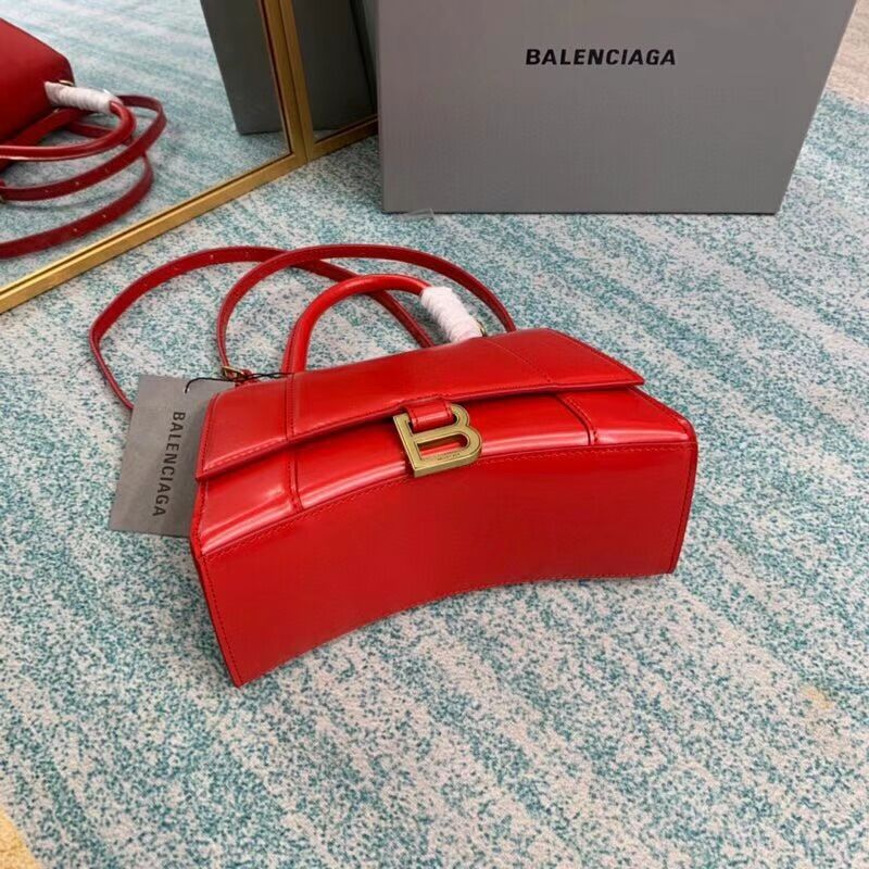 Balenciaga HOURGLASS SMALL TOP HANDLE BAG B108895-1 red 