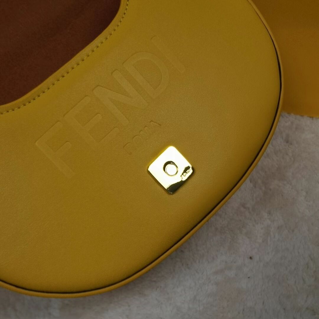 FENDI MOONLIGHT leather bag 8BT346A yellow