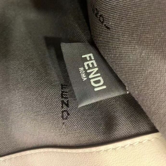 FENDI PEEKABOO X-TOTE leather bag F1527 white