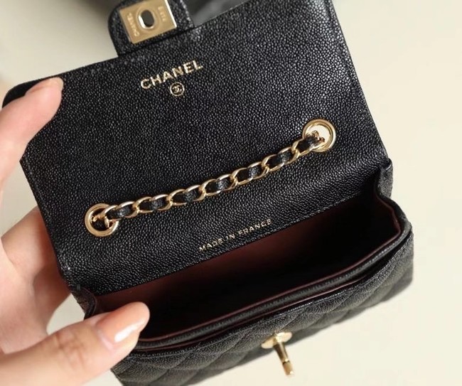 Chanel Mini Original Leather Bag 1116 Black