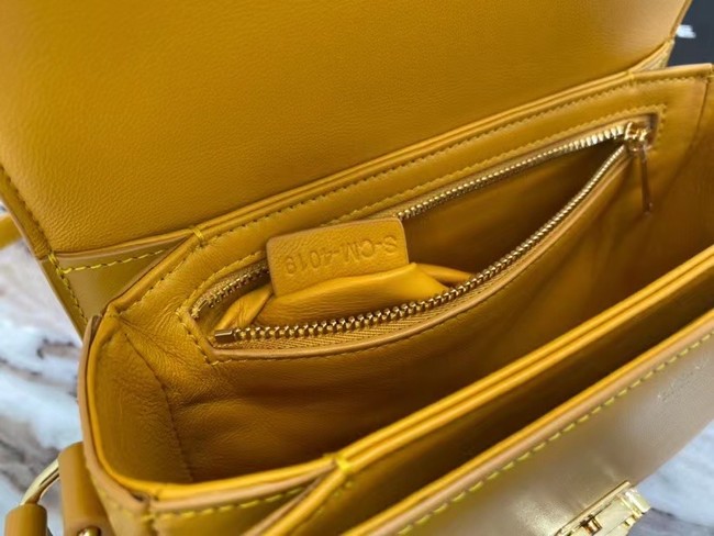 Celine TEEN TRIOMPHE BAG IN SHINY CALFSKIN MINERAL 188423 yellow