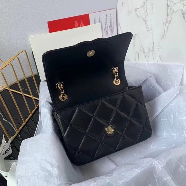 Chanel flap bag AS8830 black