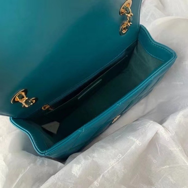 Chanel flap bag AS8830 blue