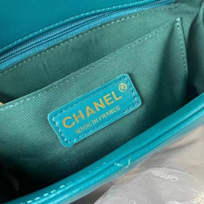 Chanel flap bag AS8830 blue