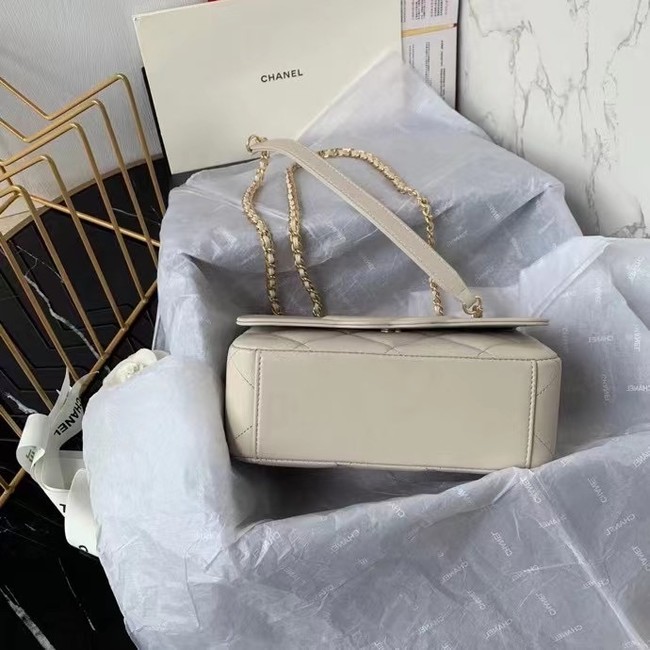 Chanel flap bag AS8830 cream