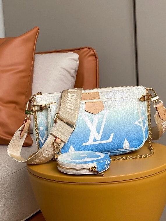  Louis Vuitton MULTI POCHETTE ACCESSOIRES M57633 Blue