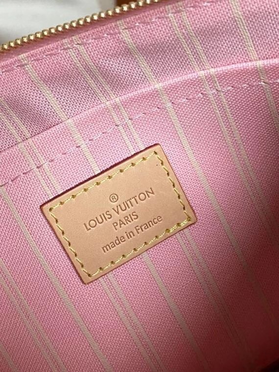 Louis Vuitton NEVERFULL MM M45680 Pink & Yellow