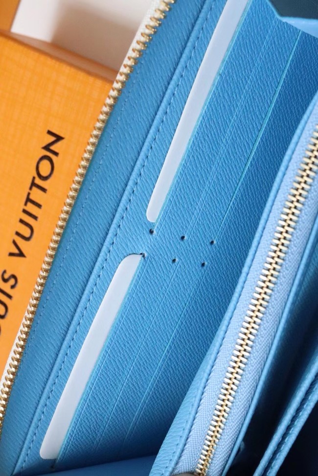 Louis Vuitton ZIPPY WALLET M80361 blue