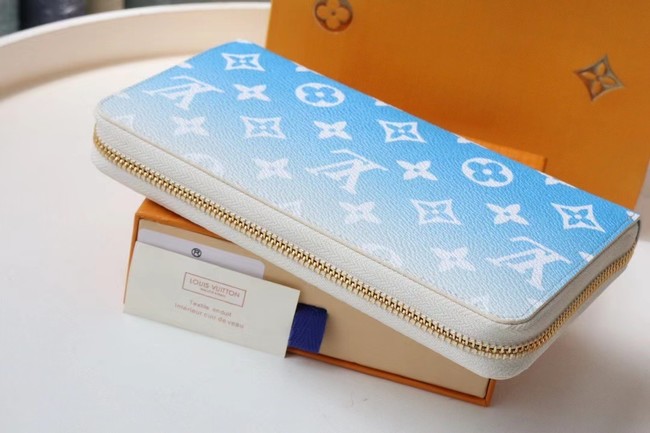 Louis Vuitton ZIPPY WALLET M80361 blue