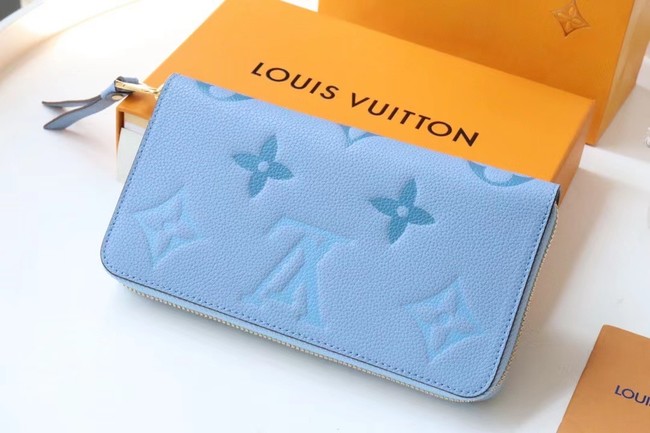 Louis Vuitton ZIPPY WALLET M80403 blue