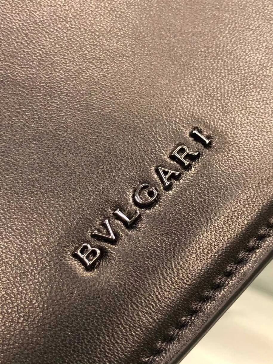 Bvlgari Serpenti Forever leather small crossbody bag B210762 black