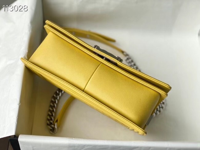 Chanel Le Boy Flap Shoulder Bag Original Leather A67086 yellow