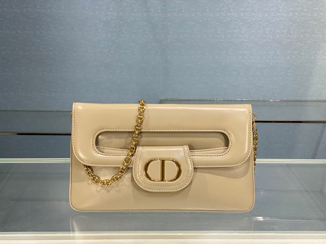 DIOR MEDIUM DIORDOUBLE BAG Gradient Calfskin M8641U Beige