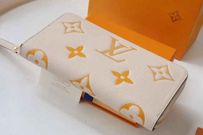 Louis Vuitton ZIPPY WALLET M80403 Cream&Saffron