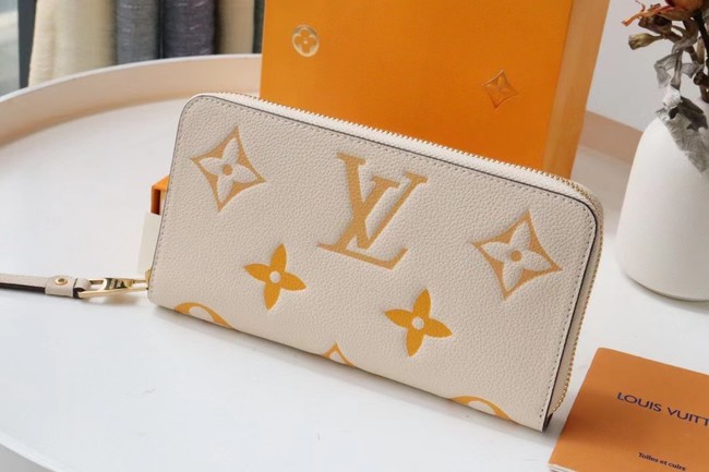 Louis Vuitton ZIPPY WALLET M80403 Cream&Saffron