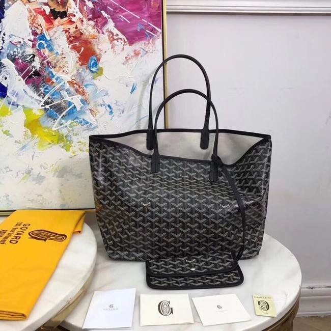 Goyard Calfskin Leather Tote Bag 20207 black