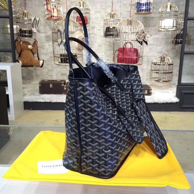 Goyard Calfskin Leather Tote Bag 20207 royal blue