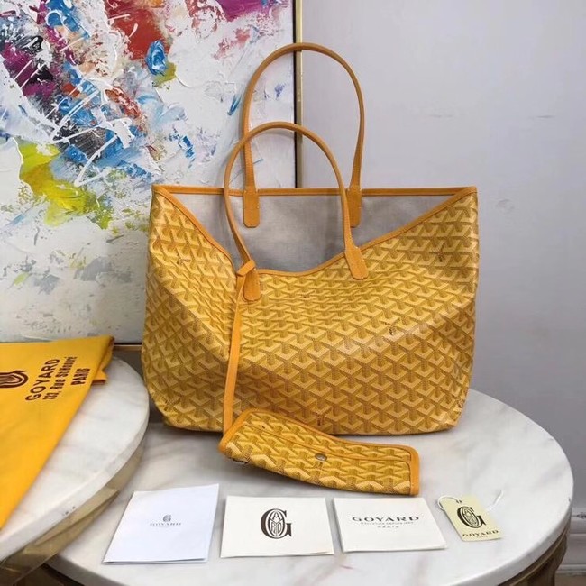Goyard Calfskin Leather Tote Bag 20207 yellow