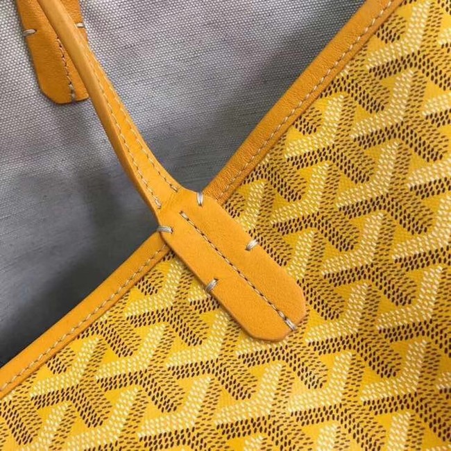 Goyard Calfskin Leather Tote Bag 20207 yellow