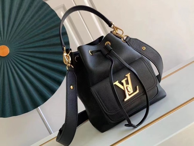 Louis Vuitton LOCKME BUCKET M57687 black