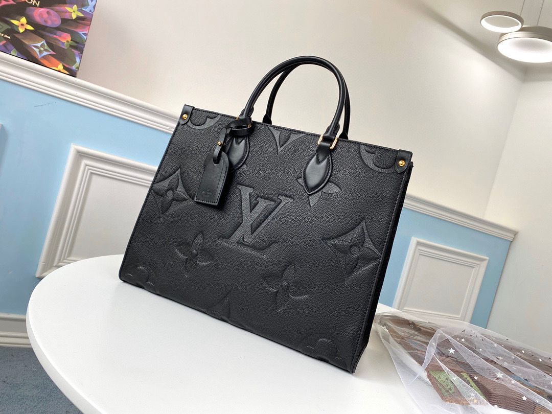 Louis Vuitton ONTHEGO Original Leather Medium Bag M45040 Black