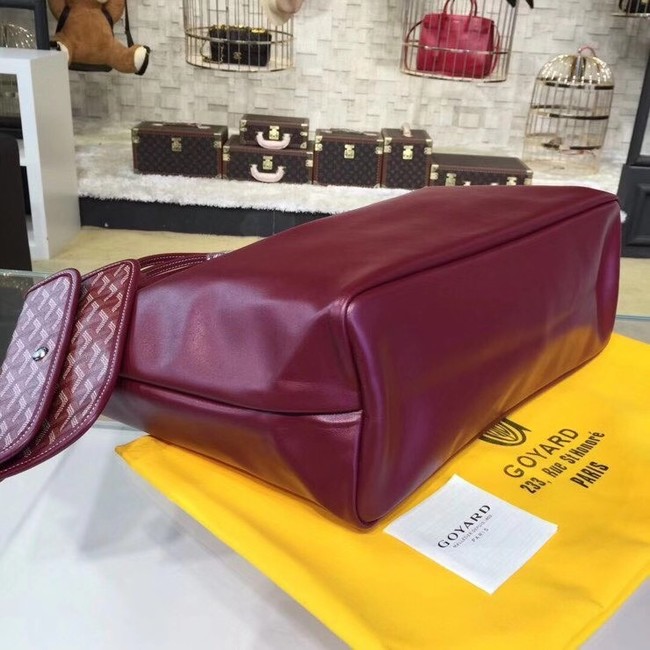 Goyard Calfskin Leather Tote Bag 20208 Wine