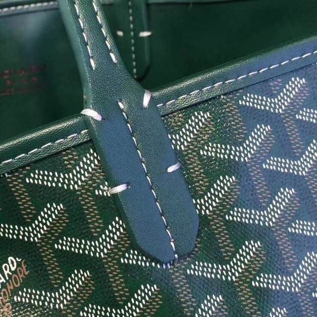 Goyard Calfskin Leather Tote Bag 20208 green