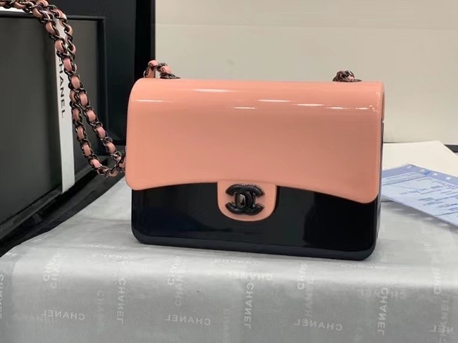 chanel evening bag AS2513 Black & pink