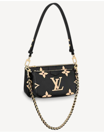 Louis Vuitton MULTI POCHETTE ACCESSOIRES M45777 Black&Cream