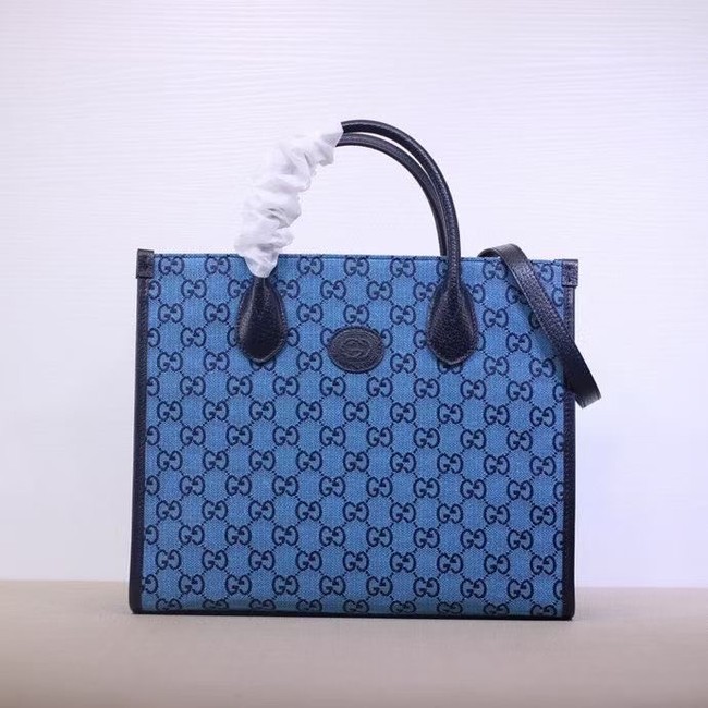 Gucci GG small tote bag 659983 blue