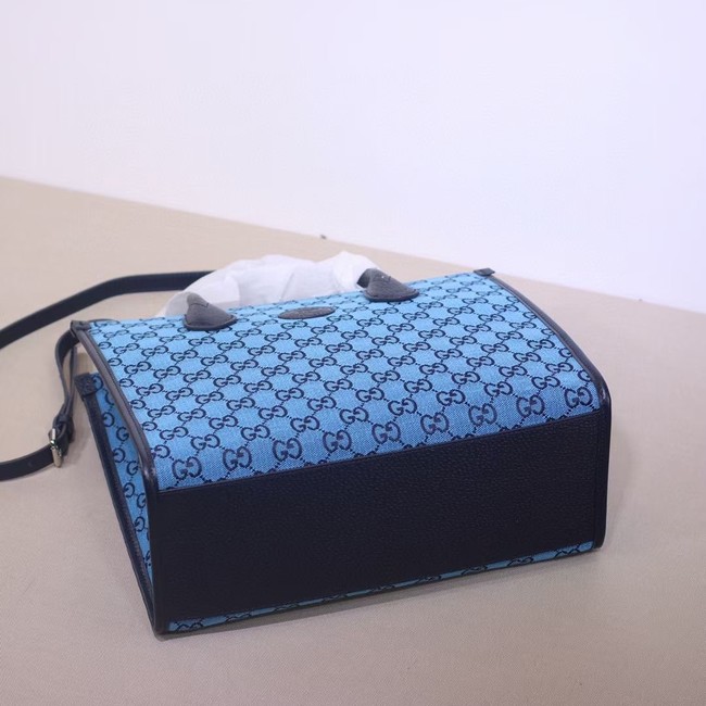 Gucci GG small tote bag 659983 blue