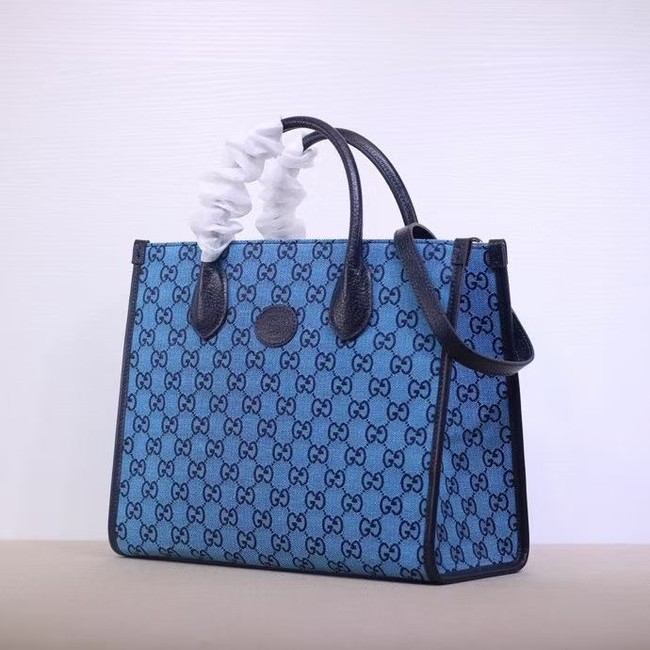 Gucci GG small tote bag 659983 blue