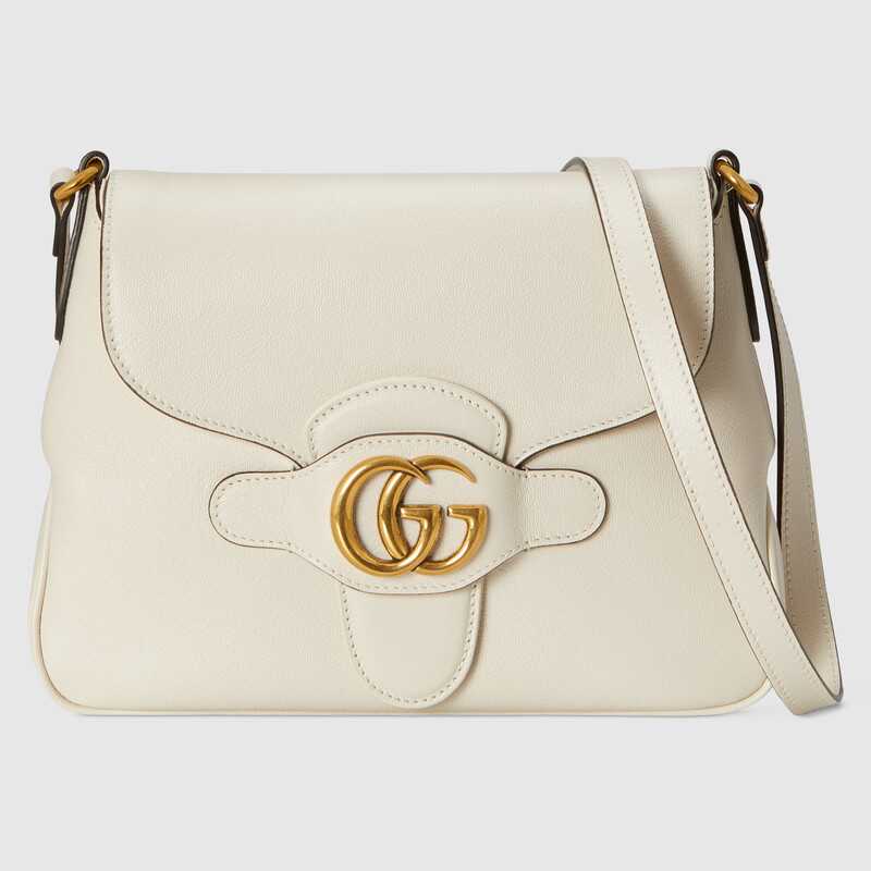 Gucci Small messenger bag with Double G 648934 white