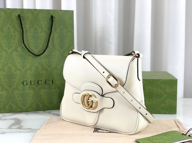 Gucci Small messenger bag with Double G 648934 white