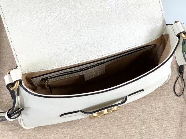 Gucci Small messenger bag with Double G 648934 white