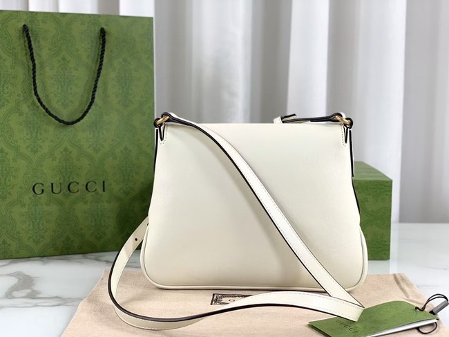 Gucci Small messenger bag with Double G 648934 white