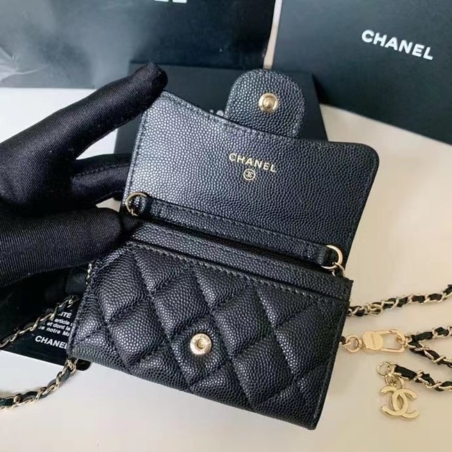 Chanel Original Grained Calfskin Pocket 81081 black