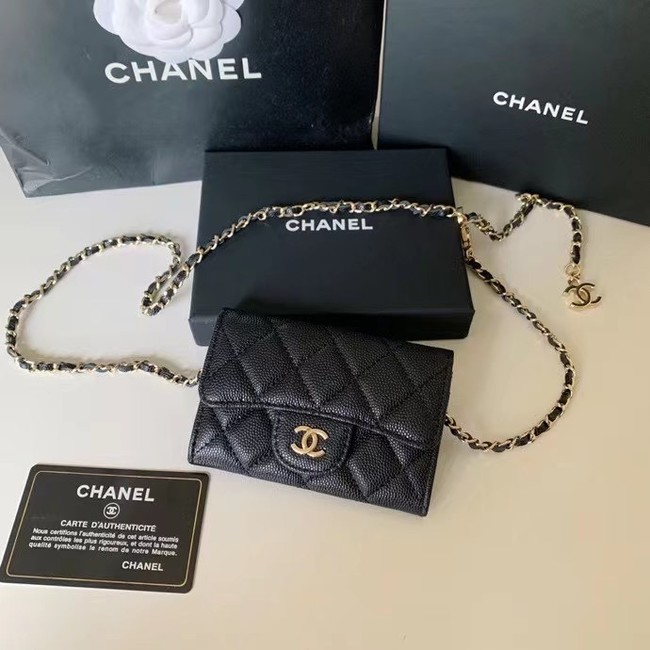 Chanel Original Grained Calfskin Pocket 81081 black