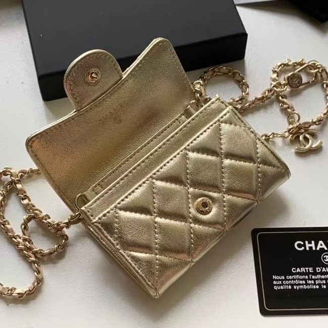 Chanel Original Grained Calfskin Pocket 81081 gold