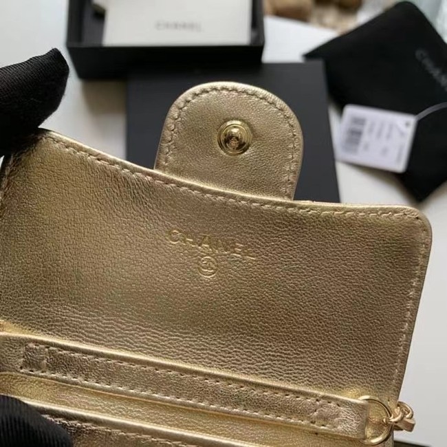 Chanel Original Grained Calfskin Pocket 81081 gold