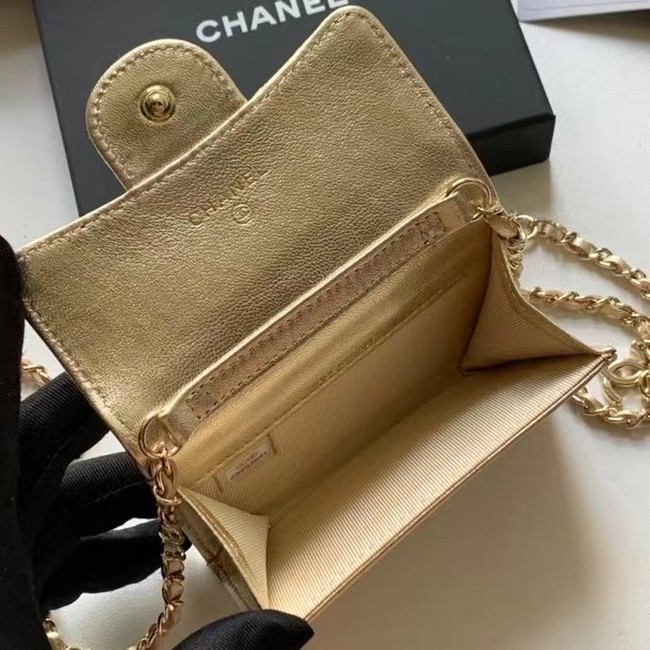 Chanel Original Grained Calfskin Pocket 81081 gold