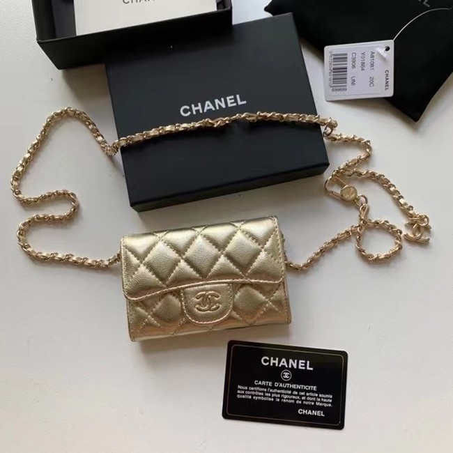 Chanel Original Grained Calfskin Pocket 81081 gold