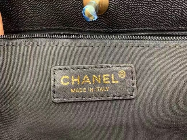 Chanel Original Leather Shopping Bag AS2360 black