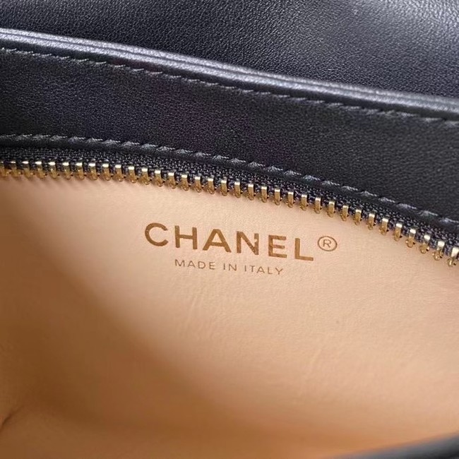 CHANEL mini flap bag AS2468 black